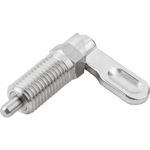Cam-Action Indexing Plung W. Stop, Left, D=8, M20X1, 5, Form:A, Stainless Steel